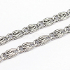 Tarnish Resistant 304 Stainless Steel Lumachina Chains CHS-O005-25B-1