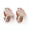 304 Stainless Steel Clip-on Earring Setting STAS-L244-49RG-2