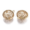 Brass Pendant Cabochon Settings KK-S356-412-NF-2