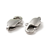 Tarnish Resistant 304 Stainless Steel Lobster Claw Clasps STAS-F094-05A-P-2