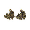 Tibetan Style Alloy Pendant Enamel Settings PALLOY-N160-032AB-1