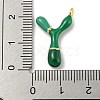 Brass Enamel Pendants KK-E093-03G-Y-3
