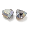 UV Plating Rainbow Iridescent Acrylic Beads OACR-P010-03F-3