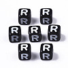 Opaque Acrylic Beads SACR-N002-01R-2