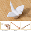 Paper Crane Ceramic Chopstick Stands DJEW-WH0058-12A-6