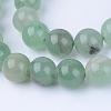 Natural Green Aventurine Beads Strands G-Q462-8mm-20-2
