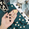 80Pcs 2 Styles Synthetic Magnesite Beads TURQ-HY0001-17-4
