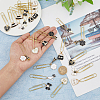 24Pcs 12 Style Iron Oval Long Paper Clips AJEW-AB00175-3