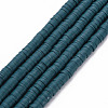 Handmade Polymer Clay Bead Strands CLAY-T002-6mm-53-1