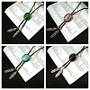 9Pcs 3 Colors Iron Bolo Tie Slide Clasps IFIN-FH0001-78-4