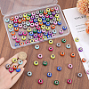 120Pcs Resin European Beads FIND-SP0002-05B-3