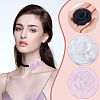 30Pcs 3 Styles 3D Rose Flower Polyester Computerized Embroidered Ornament Accessories FIND-GF0006-03A-6