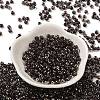 Transparent Inside Colours Glass Seed Beads SEED-H002-A-C224-2