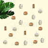 50Pcs 2 Colors Brass Rhinestone Beads KK-PA0001-04-7