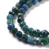 Natural Chrysocolla & Lapis Lazuli Beads Strands G-D463-08C-3