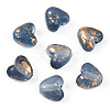Transparent Frosted Spray Painted Acrylic Beads X1-FACR-TAC0004-02E-1