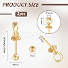 2Pcs Sterling Silver Pendant Bails STER-BC0003-16-2