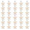 Brass Charms KK-BC0004-37AB-3