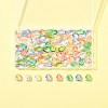 100Pcs Transparent Glass Charms GLAA-FS0002-18-8