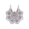 Tibetan Style Alloy Hollow Pendants X-FIND-CJC0021-07AS-1