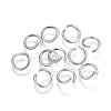 Tarnish Resistant 304 Stainless Steel Open Jump Rings STAS-F110-01P-1