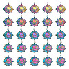 10Pcs 304 Stainless Steel Pendants Rhinestone Setting STAS-AR0001-52-1