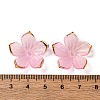 Transparent Acrylic Bead Caps TACR-P011-03B-3