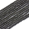 Natural Obsidian Beads Strands G-G792-36A-1