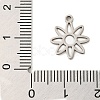 Non-Tarnish 304 Stainless Steel Charms STAS-S123-01P-10-3