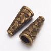 Tibetan Style Alloy Bead Cone TIBEB-00821-AB-NR-2