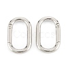 Zinc Alloy Spring Gate Rings PALLOY-L233-07B-P-2