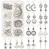 DIY Knot Drop Earring Making Kit DIY-SC0018-18-1