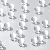 100Pcs Natural Quartz Sphere Beads G-NB0005-51B-2