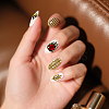 Stainless Steel DIY Nail Art Templates MRMJ-WH0098-058-6