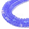 Transparent Glass Beads Strands EGLA-A034-T4mm-MB14-4