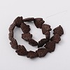 Tropical Fish Synthetic Lava Rock Beads Strands G-N0107-10-2