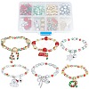 DIY Christmas Bracelet Making Kit BJEW-SC0001-07-1