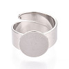304 Stainless Steel Ring Base Findings STAS-N122-02A-P-2
