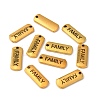 Tibetan Style Alloy Rectangle with Word Family Pendants TIBEP-Q043-057AG-RS-3
