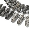 Natural Map Stone Double Terminated Point Beads Strands G-H069-A09-01-3