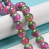 Dyed Natural White Jade Beads Strands G-F764-03C-2