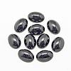 Natural Black Stone Cabochons G-R415-14x10-46-1