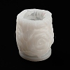 Valentine's Day 3D Rose Pillar DIY Candle Silicone Molds DIY-K064-03A-5
