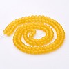 Baking Paint Transparent Glass Bead Strands X-GLAA-S031-6mm-11-2
