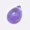 Natural Amethyst Cabochons G-P384-N01-2
