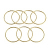 7Pcs Round Vacuum Plating PVD Vacuum Plating 201 Stainless Steel Bangles Sets for Women BJEW-F476-08G-01-3