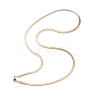 PVD Vacuum Plating 304 Stainless Steel Snake Chains Necklaces NJEW-O058-30G-2