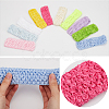 30Pcs 10 Colors Polyester Crochet Elastic Headbands OHAR-GF0001-33A-6