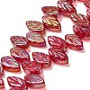 Electroplate Glass Beads Strands EGLA-B004-02A-AB08-1