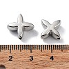 Rack Plating Alloy Beads PALLOY-Q458-24P-3